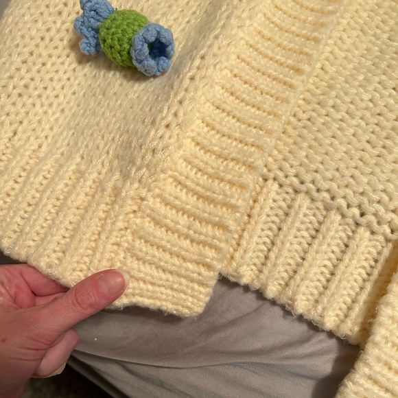 ANTHRO Maeve 3D cardigan CANDY - Picture 3 of 7